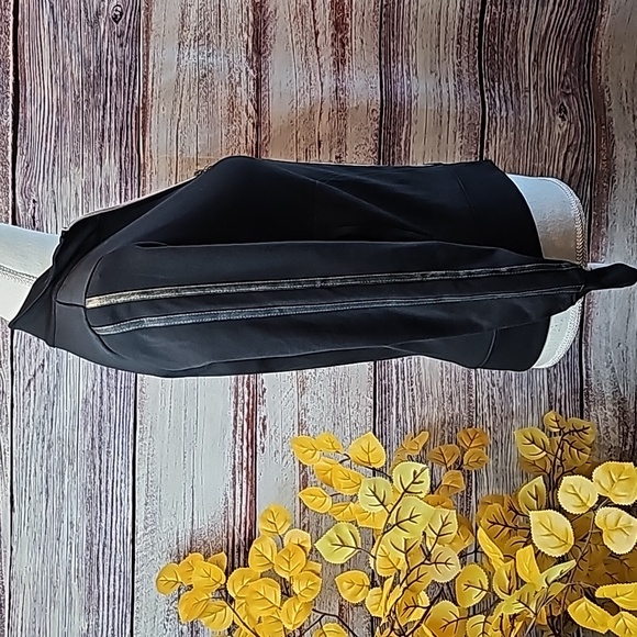 NEW VINTAGE IZOD BLACK LONG SLEEVE ZIP-UP JACKET - Picture 9 of 16